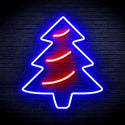 ADVPRO Christmas Tree Ultra-Bright LED Neon Sign fnu0159 - Blue & Red