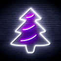 ADVPRO Christmas Tree Ultra-Bright LED Neon Sign fnu0159 - White & Purple