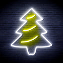 ADVPRO Christmas Tree Ultra-Bright LED Neon Sign fnu0159 - White & Yellow