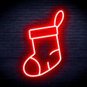 ADVPRO Christmas Sock Ultra-Bright LED Neon Sign fnu0160 - Red