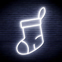 ADVPRO Christmas Sock Ultra-Bright LED Neon Sign fnu0160 - White