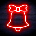 ADVPRO Christmas Bell with Ribbon Ultra-Bright LED Neon Sign fnu0161 - Red