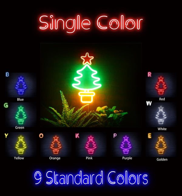 ADVPRO Christmas Tree Ultra-Bright LED Neon Sign fnu0163 - Classic