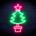 ADVPRO Christmas Tree Ultra-Bright LED Neon Sign fnu0163 - Green & Pink