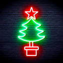 ADVPRO Christmas Tree Ultra-Bright LED Neon Sign fnu0163 - Green & Red