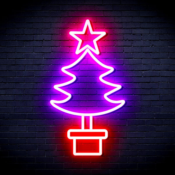ADVPRO Christmas Tree Ultra-Bright LED Neon Sign fnu0163 - Multi-Color 3