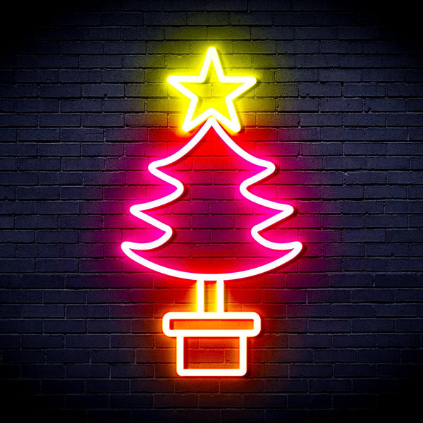 ADVPRO Christmas Tree Ultra-Bright LED Neon Sign fnu0163 - Multi-Color 7