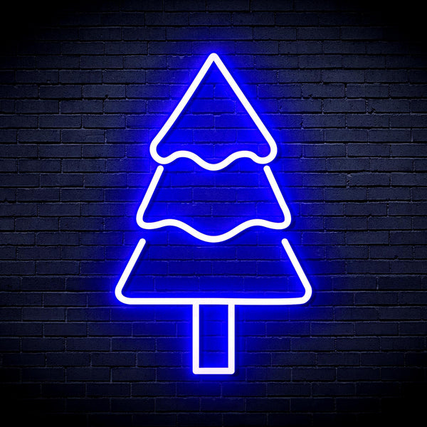 ADVPRO Christmas Tree Ultra-Bright LED Neon Sign fnu0164 - Blue