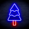 ADVPRO Christmas Tree Ultra-Bright LED Neon Sign fnu0164 - Blue & Red