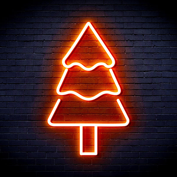 ADVPRO Christmas Tree Ultra-Bright LED Neon Sign fnu0164 - Orange