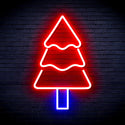 ADVPRO Christmas Tree Ultra-Bright LED Neon Sign fnu0164 - Red & Blue
