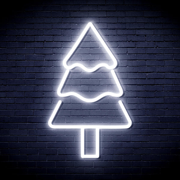 ADVPRO Christmas Tree Ultra-Bright LED Neon Sign fnu0164 - White