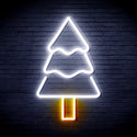 ADVPRO Christmas Tree Ultra-Bright LED Neon Sign fnu0164 - White & Golden Yellow