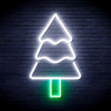 ADVPRO Christmas Tree Ultra-Bright LED Neon Sign fnu0164 - White & Green