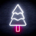 ADVPRO Christmas Tree Ultra-Bright LED Neon Sign fnu0164 - White & Pink