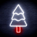 ADVPRO Christmas Tree Ultra-Bright LED Neon Sign fnu0164 - White & Red