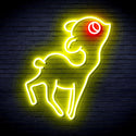 ADVPRO Deer Ultra-Bright LED Neon Sign fnu0167 - Red & Yellow