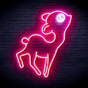 ADVPRO Deer Ultra-Bright LED Neon Sign fnu0167 - White & Pink