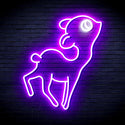 ADVPRO Deer Ultra-Bright LED Neon Sign fnu0167 - White & Purple