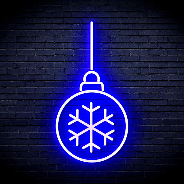 ADVPRO Christmas Tree Ornament Ultra-Bright LED Neon Sign fnu0169 - Blue