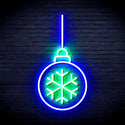 ADVPRO Christmas Tree Ornament Ultra-Bright LED Neon Sign fnu0169 - Green & Blue