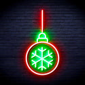 ADVPRO Christmas Tree Ornament Ultra-Bright LED Neon Sign fnu0169 - Green & Red