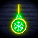 ADVPRO Christmas Tree Ornament Ultra-Bright LED Neon Sign fnu0169 - Green & Yellow