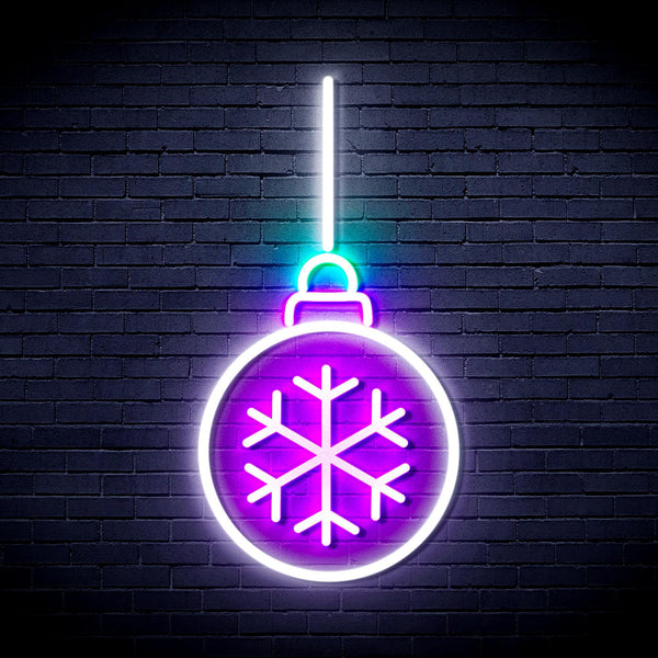 ADVPRO Christmas Tree Ornament Ultra-Bright LED Neon Sign fnu0169 - Multi-Color 9