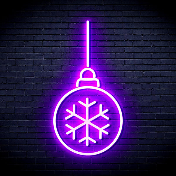 ADVPRO Christmas Tree Ornament Ultra-Bright LED Neon Sign fnu0169 - Purple