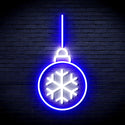 ADVPRO Christmas Tree Ornament Ultra-Bright LED Neon Sign fnu0169 - White & Blue
