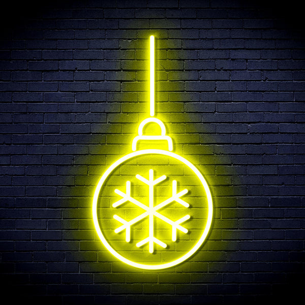ADVPRO Christmas Tree Ornament Ultra-Bright LED Neon Sign fnu0169 - Yellow
