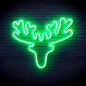 ADVPRO Deer Head Ultra-Bright LED Neon Sign fnu0170 - Golden Yellow