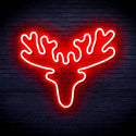 ADVPRO Deer Head Ultra-Bright LED Neon Sign fnu0170 - Red