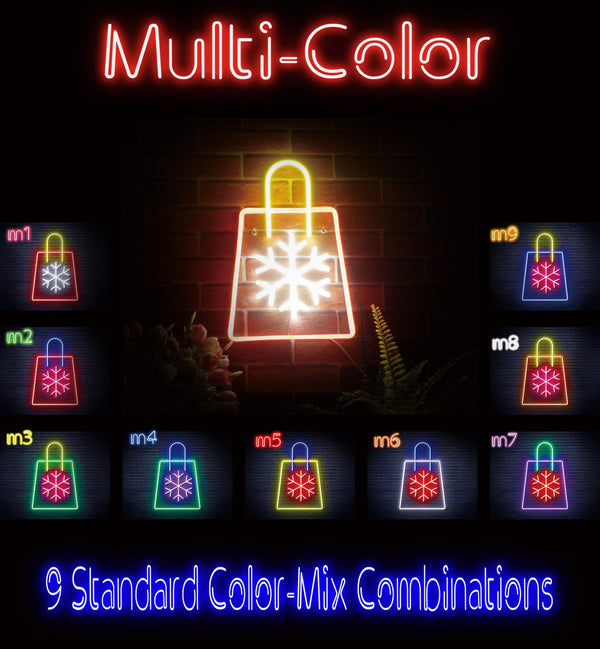 ADVPRO Christmas Present Ultra-Bright LED Neon Sign fnu0171 - Multi-Color