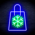 ADVPRO Christmas Present Ultra-Bright LED Neon Sign fnu0171 - Green & Blue