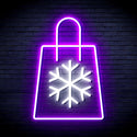 ADVPRO Christmas Present Ultra-Bright LED Neon Sign fnu0171 - White & Purple