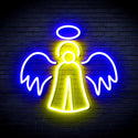 ADVPRO Angel Ultra-Bright LED Neon Sign fnu0173 - Blue & Yellow