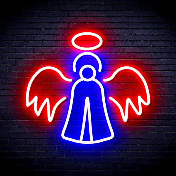 ADVPRO Angel Ultra-Bright LED Neon Sign fnu0173 - Red & Blue