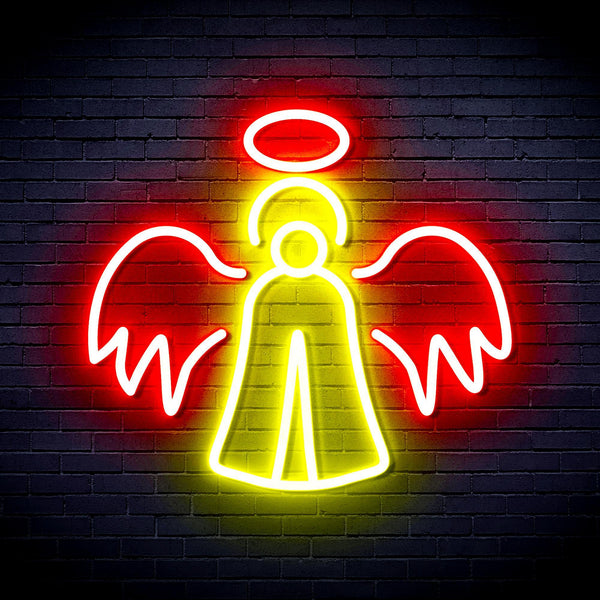 ADVPRO Angel Ultra-Bright LED Neon Sign fnu0173 - Red & Yellow