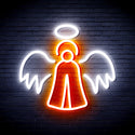 ADVPRO Angel Ultra-Bright LED Neon Sign fnu0173 - White & Orange
