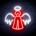 ADVPRO Angel Ultra-Bright LED Neon Sign fnu0173 - White & Red