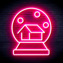 ADVPRO House with Snowflake Ultra-Bright LED Neon Sign fnu0174 - Pink