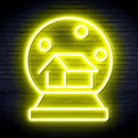 ADVPRO House with Snowflake Ultra-Bright LED Neon Sign fnu0174 - Yellow