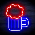 ADVPRO Beer Ultra-Bright LED Neon Sign fnu0175 - Red & Blue