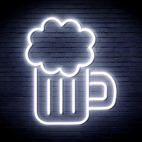 ADVPRO Beer Ultra-Bright LED Neon Sign fnu0175 - White