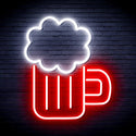 ADVPRO Beer Ultra-Bright LED Neon Sign fnu0175 - White & Red