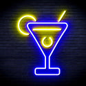 ADVPRO Martini Ultra-Bright LED Neon Sign fnu0176 - Blue & Yellow