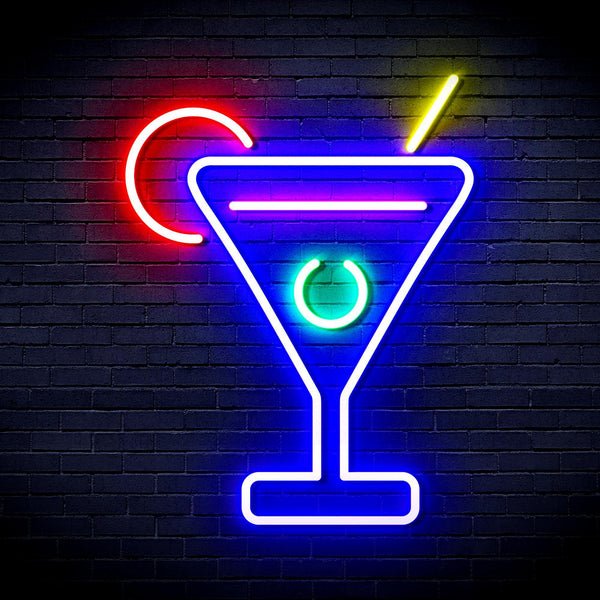ADVPRO Martini Ultra-Bright LED Neon Sign fnu0176 - Multi-Color 1