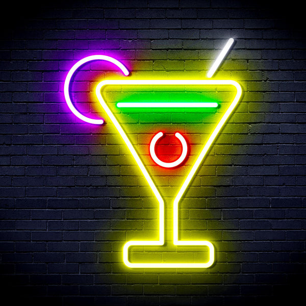 ADVPRO Martini Ultra-Bright LED Neon Sign fnu0176 - Multi-Color 8