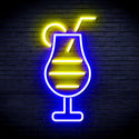 ADVPRO Cocktail Drinks Ultra-Bright LED Neon Sign fnu0177 - Blue & Yellow